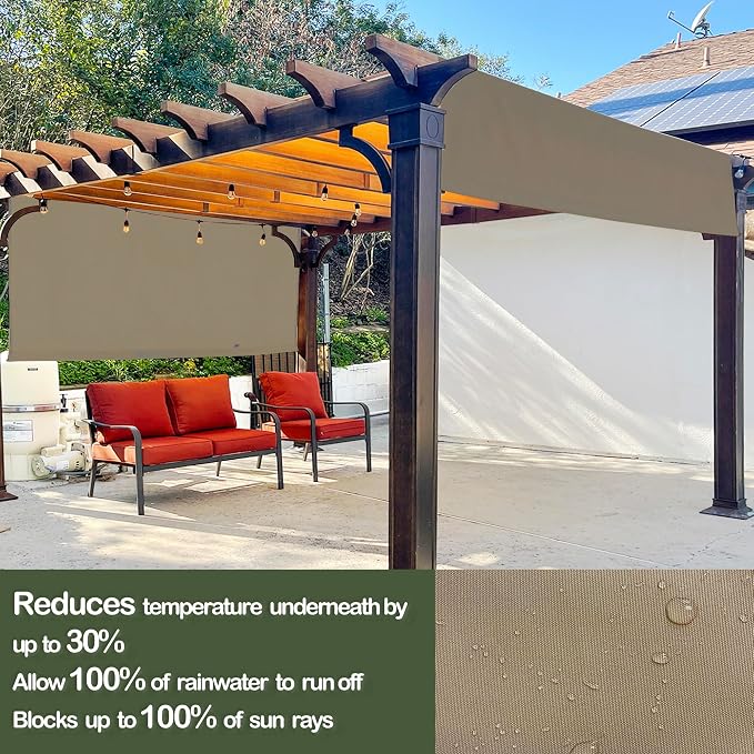 Alion Home Waterproof Pergola Cover - Image 3