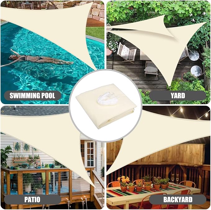 NeWEEN Triangle Shade Sail Sun Shade - Image 7