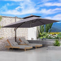 10' X 13' Outdoor Patio Umbrella Large Rectangle Cantilever Umbrella by ORYNTREX