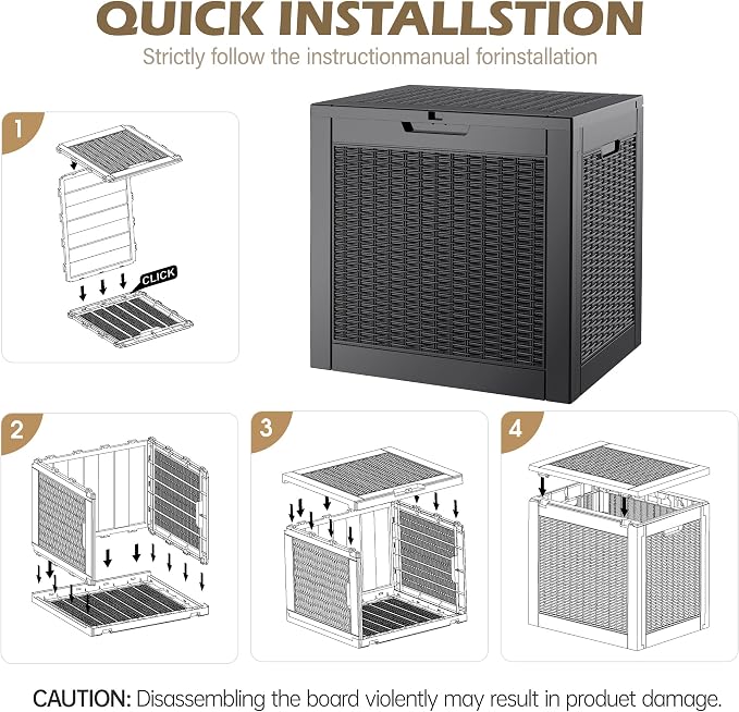 Outdoor Storage Waterproof Deck Box - Image 7