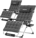 UDPATIO Oversized Zero Gravity Chair Patio Reclining Chairs by UDPATIO
