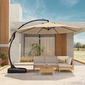 Grand patio 12 FT Round Cantilever Umbrella by GrandPatio