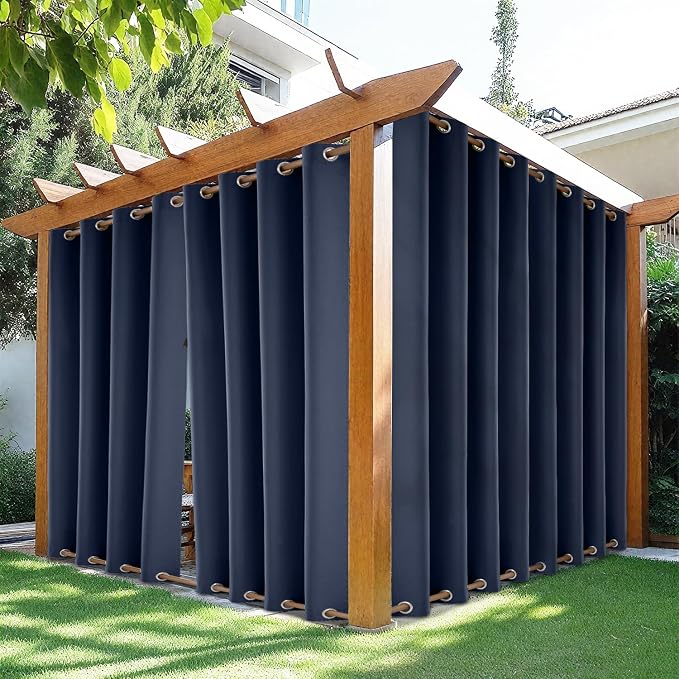 HDCAXKJ Waterproof Outdoor Curtains by HDCAXKJ