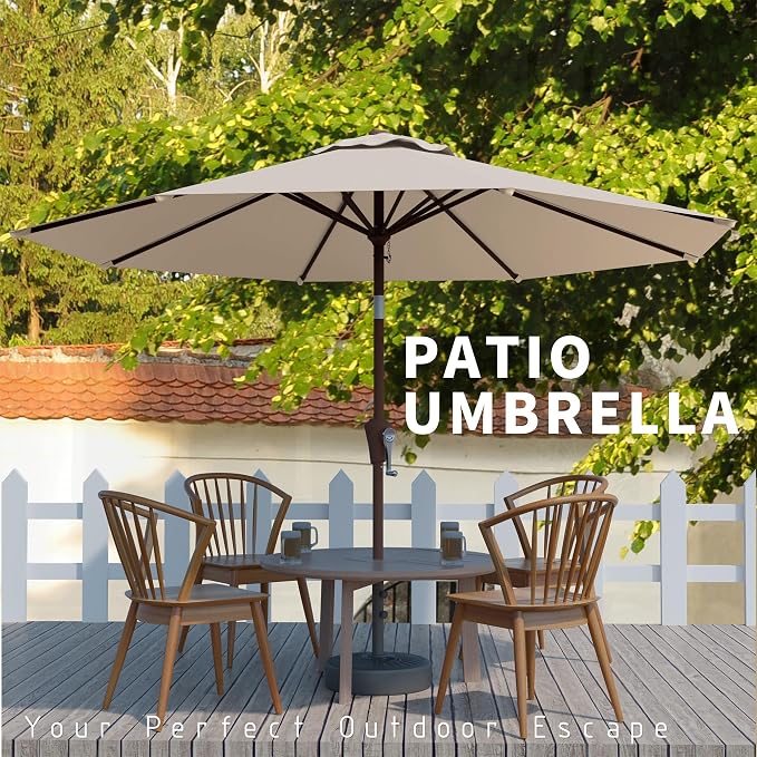 10FT Patio Umbrella, Outdoor Umbrella - Image 7