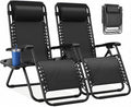 NEWBULIG Zero Gravity Chairs Set of 2, Lounge Chair Folding Portable Adjustable by NEWBULIG