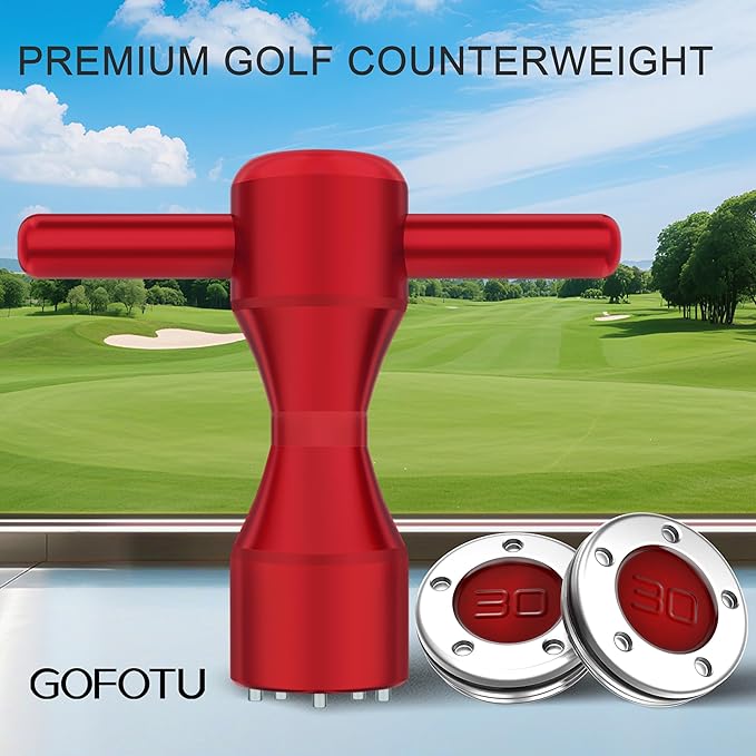 Golf Head weight 2pcs. 30g Golf Custom Weights+Red Wrench Compatible with Titleist Scotty Cameron Putters Newport (30g)