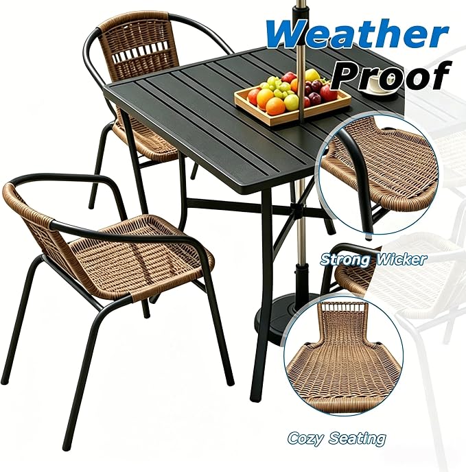 Outdoor Patio Furniture Set 5 Piece - Image 3