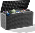 110 Gallon Outdoor Deck Box, Resin Waterproof Storage Box by KFY