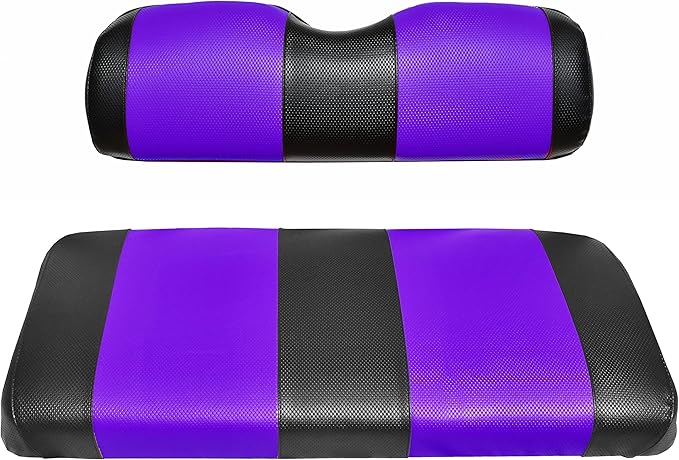 Club Car Post-2000 DS Golf Cart Front Replacement Seat Cover Set Made with Marine Grade Vinyl - Staple On Installation