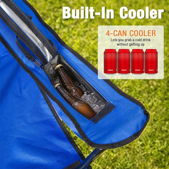 Camping Chairs for Adults 2 Pack, Folding Chair - Image 6
