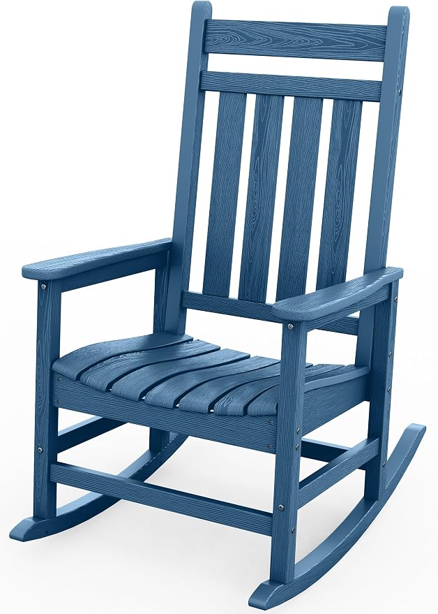 SERWALL Outdoor Rocking Chair, Oversized Rocking Chair by SERWALL