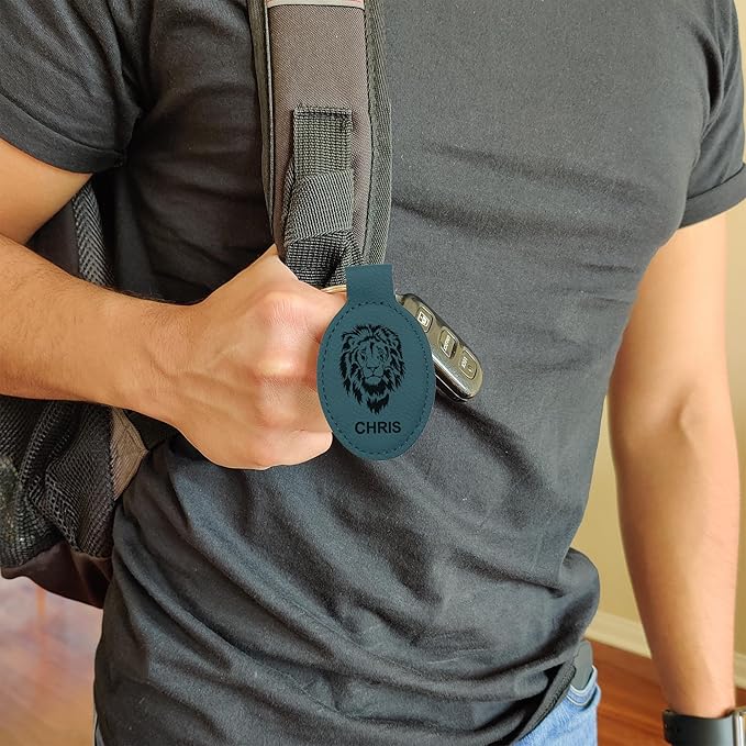 LaserGram Oval Keychain, Water Polo, Personalized Engraving Included