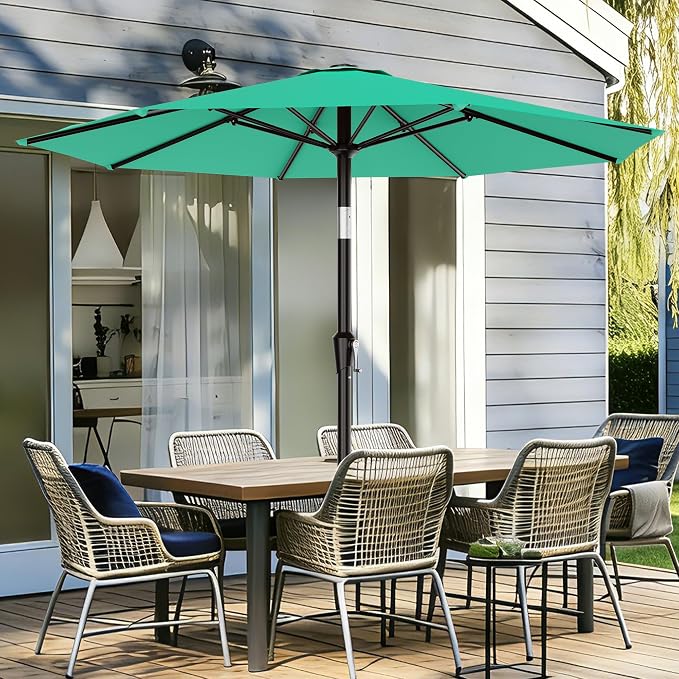 9 FT Patio Umbrella for Outdoor, Outdoor Table Umbrella - Image 3