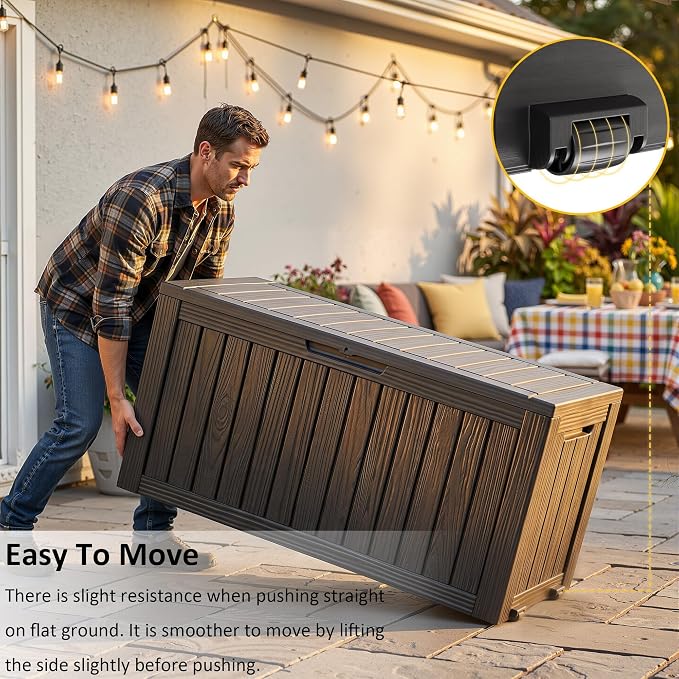 ROJIK Deck Box Storage Bench - Image 3