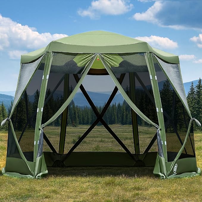 EVER ADVANCED Pop up Screen House Tent by EVERADVANCED