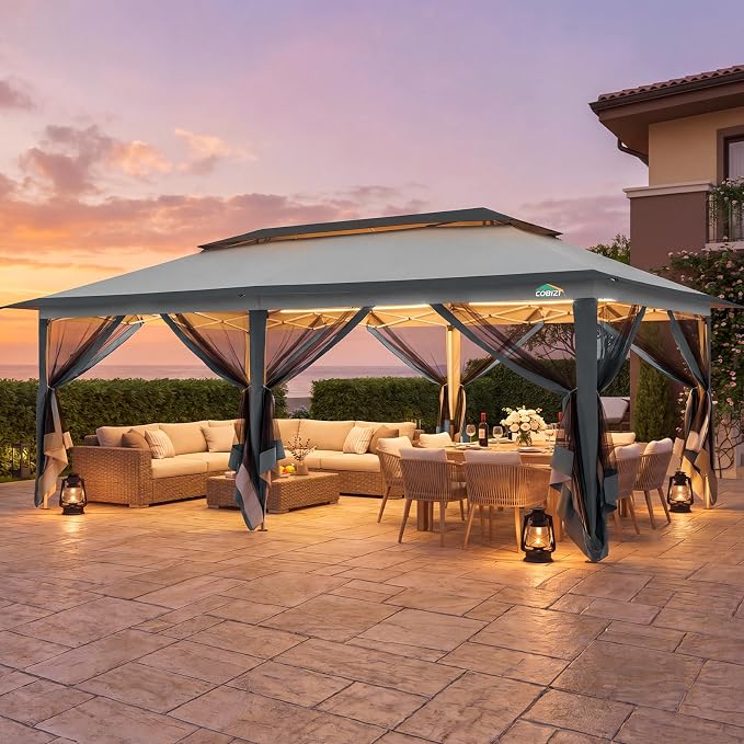 COBIZI 12x20 Pop Up Canopy Tent - Image 9