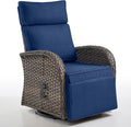 Dual-Adjust Outdoor Swivel Recliner Chairs – Reclining Patio Chair by Belord