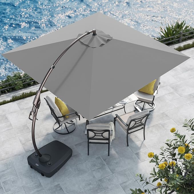 Grand patio 10x10 FT Large Cantilever Square Umbrella - Image 9