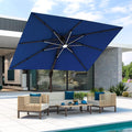 JZAC & QZYD 9x12 FT Cantilever Offset Patio Umbrella by JZACQZYDpatioumbrella