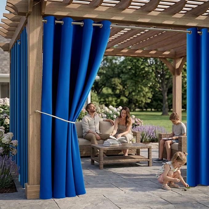 DIVA EN CAMINO DEC Outdoor Patio Curtain Waterproof Darkening Thermal Insulated - Image 2