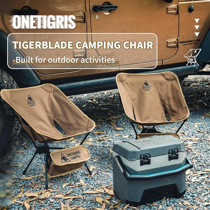 ONETIGRIS Tigerblade Camping Chair, Lightweight Folding Backpacking Hiking Chair - Image 6
