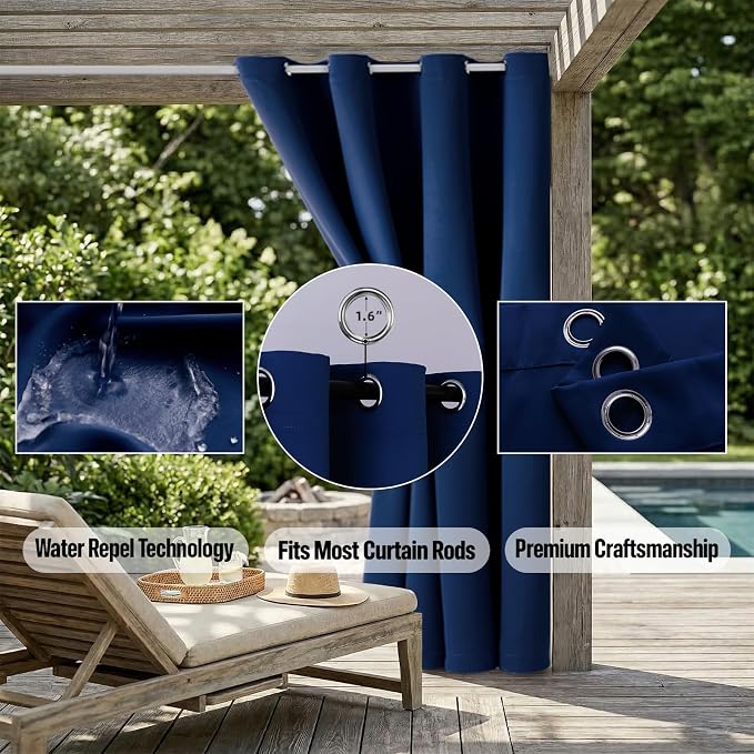 Outdoor Indoor Curtains W84 x L84 - Image 5