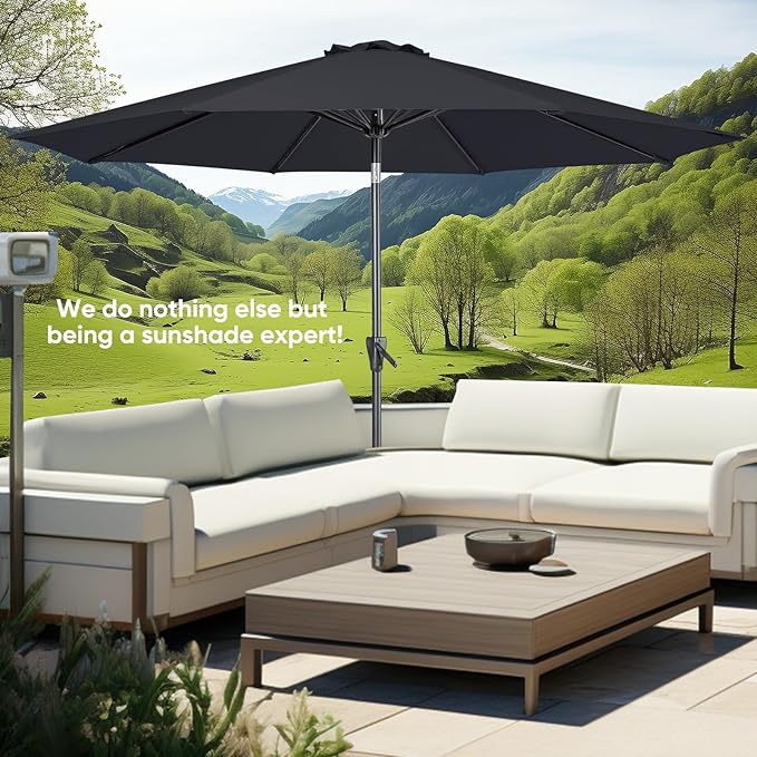 Tempera Patio Market Outdoor Table Umbrella - Image 6
