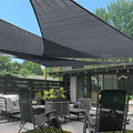 LOVE STORY Custom Size 10' x 18' x 20.6' Sun Shade Sail, Graphite Grey | HDPE by LOVESTORY