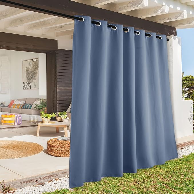 RYB HOME Extra Wide Outdoor Curtains by RYBHOME