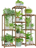 Bamworld Plant Stand Indoor Plants Shelf Outdoor Wood Plant Rack | by Bamworld