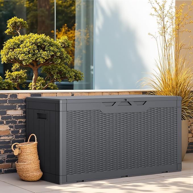 Greesum Outdoor Storage Box 100 Gallon Storage Bin - Image 5