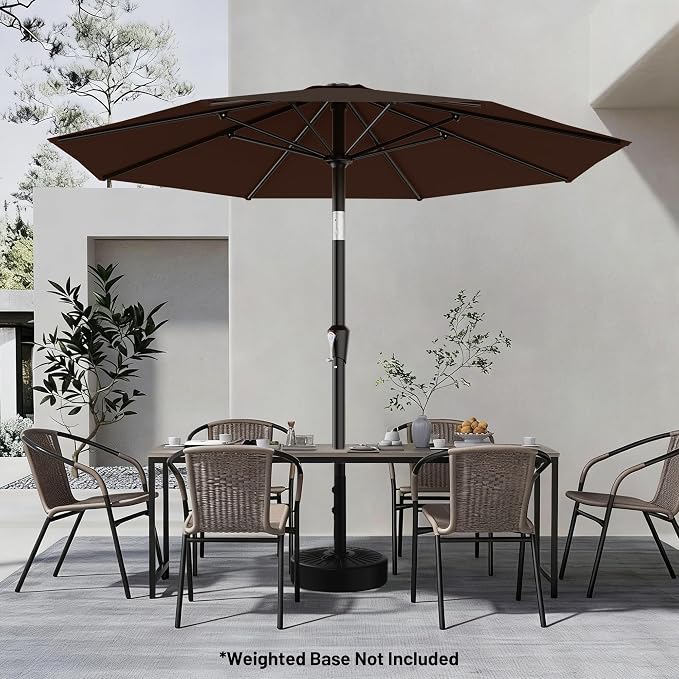 9 FT Patio Umbrella for Outdoor, Outdoor Table Umbrella - Image 6