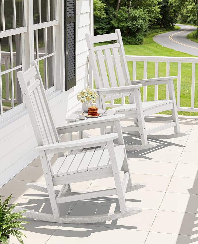 Oversized Outdoor Rocking Chair, HDPE Patio Rockers - Image 2