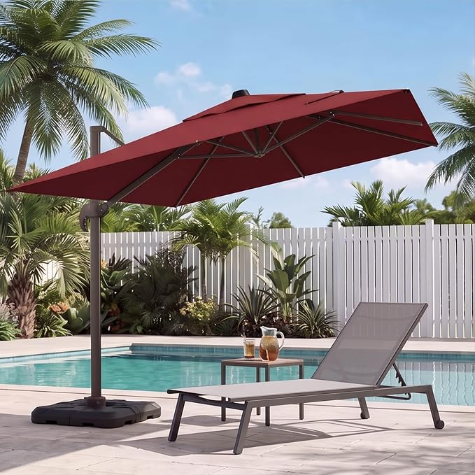 10x10 FT Patio Cantilever Umbrella - Image 6