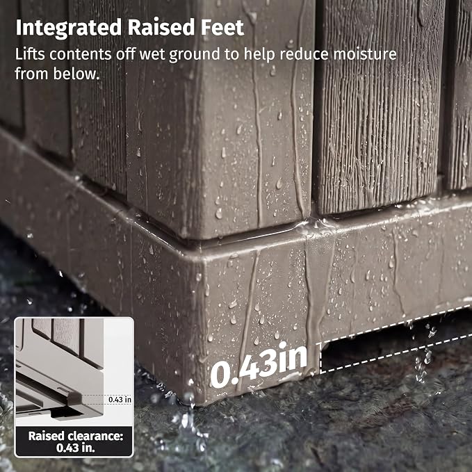 31 Gallon Resin Deck Box, Package Delivery Box - Image 4