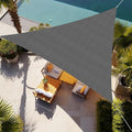 Shade&Beyond Custom Sun Shade Sail 14'x17'x22' Triangle Sun Sail Shades Patio by ShadeBeyond