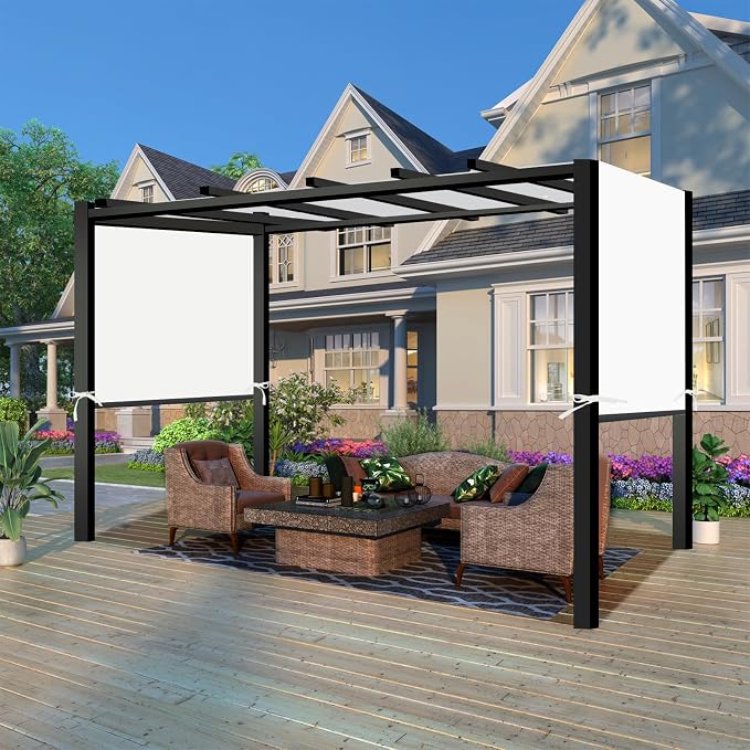 17' x 6.8' Waterproof Pergola Canopy Replacement Cover - Image 2