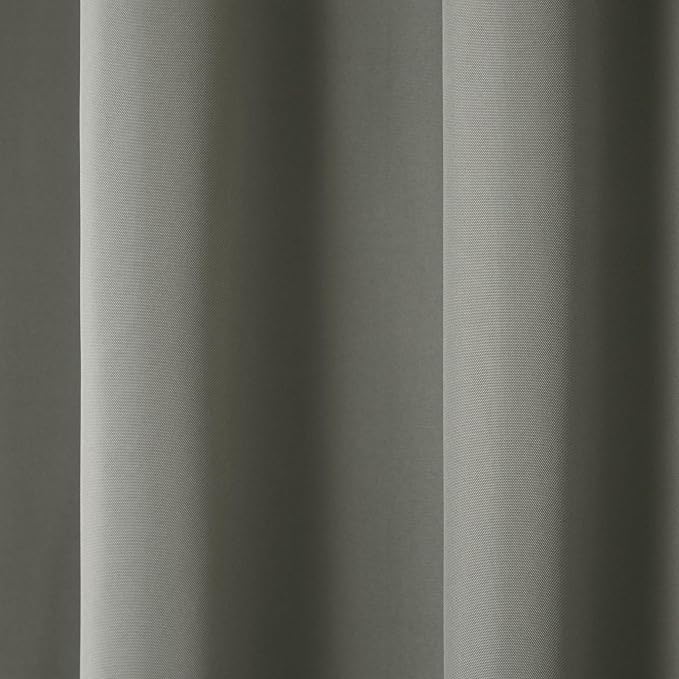 TOWN & COUNTRY BASICS Cabana Solid Heavyweight Indoor Outdoor Curtains - Image 5