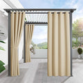 RYB HOME Outdoor Curtains for Patio Waterproof Privacy Thermal Insulated | by RYBHOME