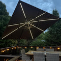 PURPLE LEAF Patio Umbrella Left-right Tilting 10FT by PURPLELEAF