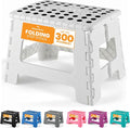 Utopia Home Folding Step Stool 9 Inch, built-in handle, and 300 lbs support by UTOPIAHOME