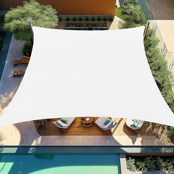 Shade&Beyond Custom Sun Shade Sail 7'x15'RectangleSun Sail Shades Patio UV by ShadeBeyond