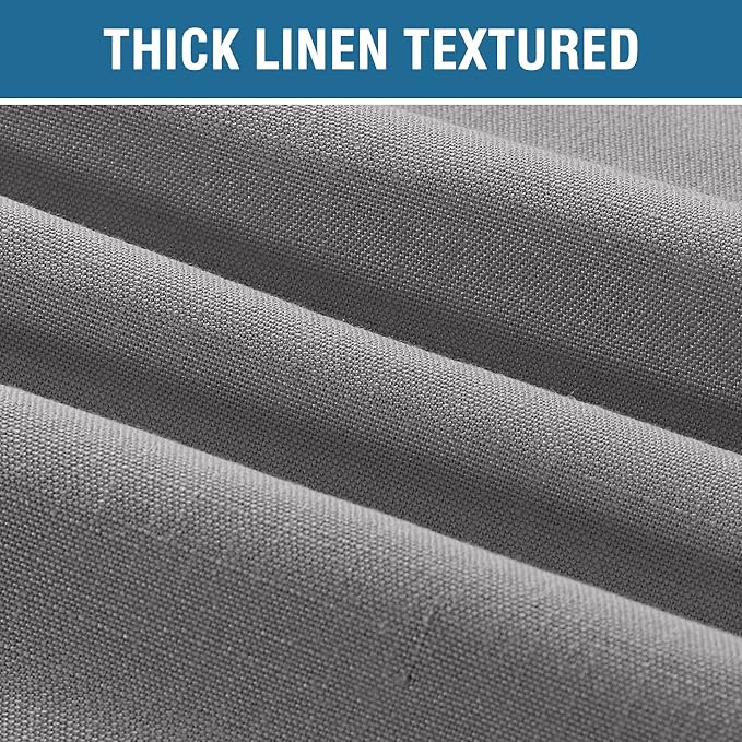 H.VERSAILTEX Waterproof Linen Look Outdoor Curtains - Image 2