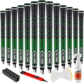 Rubber Golf Grips 13 Pack, High Traction, Non-Slip, Advanced Texture, Choose from 13 Grips or 13 Grips with Regripping Kit, Standard/Mid/Jumbo Size, 4 Colors Available RG01 Golf Club Grips