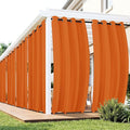 Outdoor Curtains for Patio Waterproof 6 Panels, Porch Sun Shade | Weatherproof by RichSets
