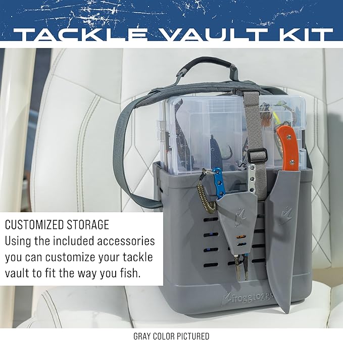 FROGG TOGGS EVA Tackle Vault, Lightweight, Customizable Fishing Tackle Bag