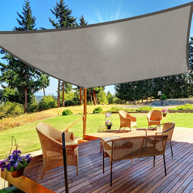 HappyTrends Sun Shade Sail, UV Protection Beach Shade Canopy Wind Sail | Heavy by HappyTrends