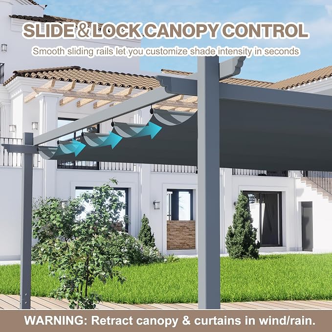 10 x 10 ft Outdoor Pergola - Image 4