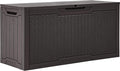 YITAHOME 80 Gallon Outdoor Storage Box | Large Water Resistant Resin Deck Box by YITAHOME