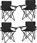 WEIDIORME 4 Pack Lightweight Camping Chairs by WEIDIORME
